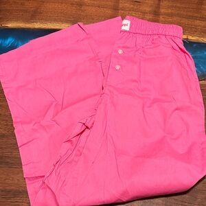 Women's Bright Pink Pajama Pants - Lightweight Sleep Bottoms